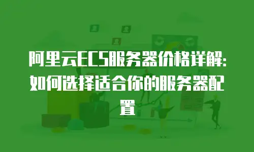阿里云ECS服务器价格详解：如何选择适合你的服务器配置