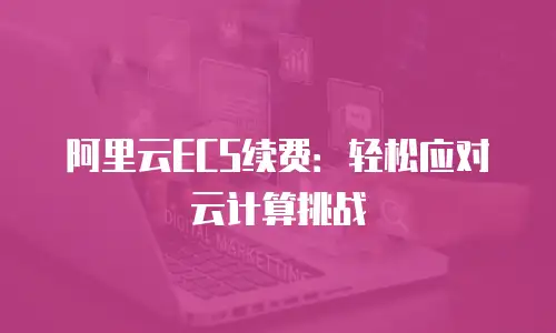 阿里云ECS续费：轻松应对云计算挑战