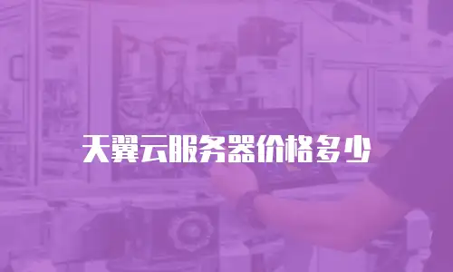 天翼云服务器价格多少