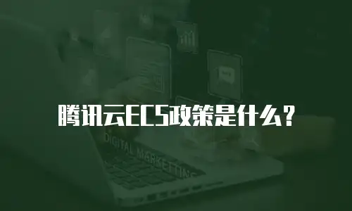 腾讯云ECS政策是什么？