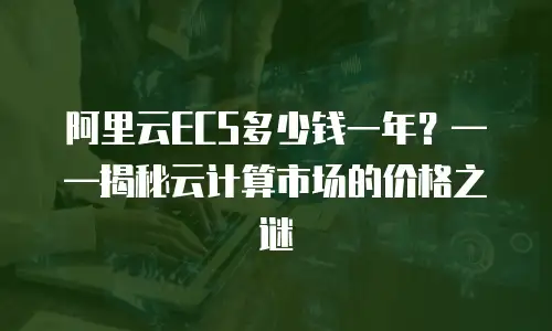 阿里云ECS多少钱一年？&mdash;&mdash;揭秘云计算市场的价格之谜