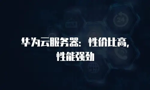 华为云服务器：性价比高，性能强劲