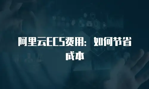 阿里云ECS费用：如何节省成本