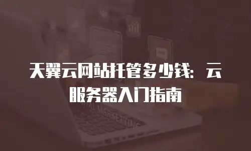 天翼云网站托管多少钱：云服务器入门指南