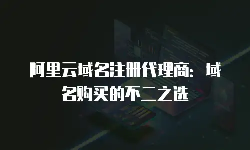阿里云域名注册代理商：域名购买的不二之选