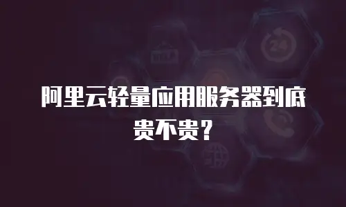 阿里云轻量应用服务器到底贵不贵？
