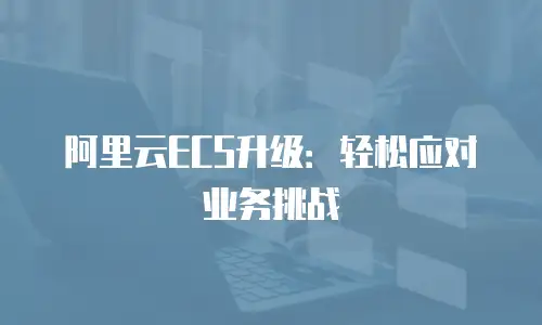 阿里云ECS升级：轻松应对业务挑战
