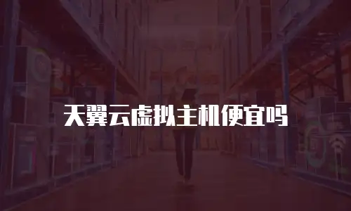 天翼云虚拟主机便宜吗