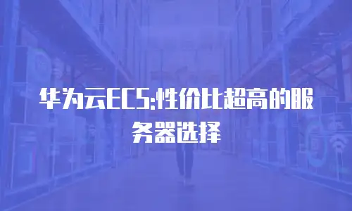 华为云ECS:性价比超高的服务器选择