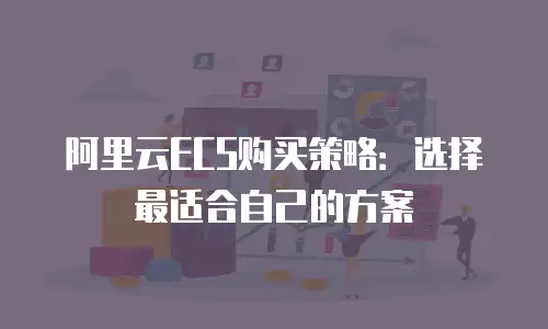 阿里云ECS购买策略：选择最适合自己的方案