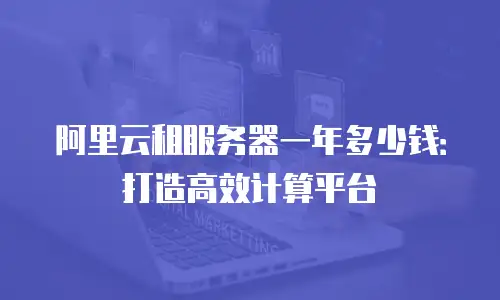 阿里云租服务器一年多少钱：打造高效计算平台