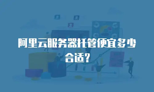 阿里云服务器托管便宜多少合适？