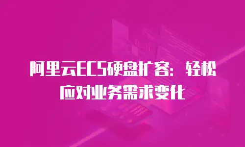 阿里云ECS硬盘扩容：轻松应对业务需求变化