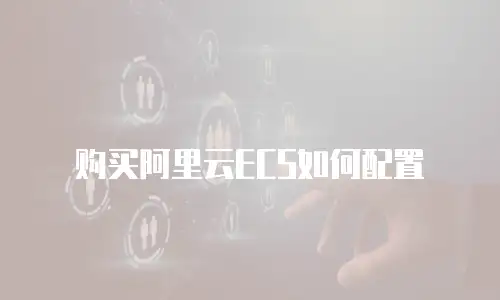 购买阿里云ECS如何配置
