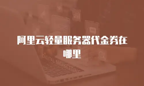 阿里云轻量服务器代金券在哪里