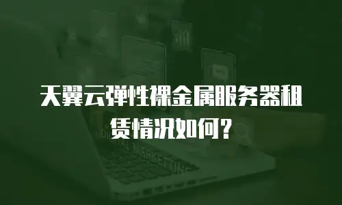 天翼云弹性裸金属服务器租赁情况如何？