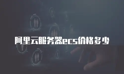 阿里云服务器ecs价格多少