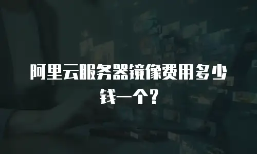 阿里云服务器镜像费用多少钱一个？