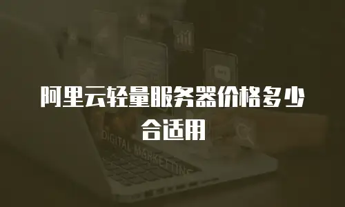 阿里云轻量服务器价格多少合适用