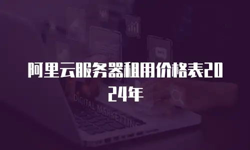 阿里云服务器租用价格表2024年