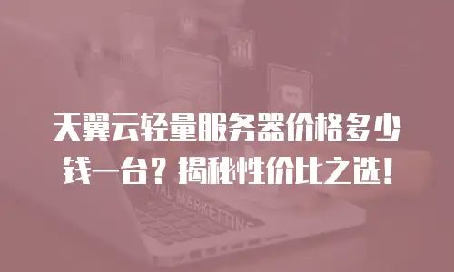天翼云轻量服务器价格多少钱一台？揭秘性价比之选！