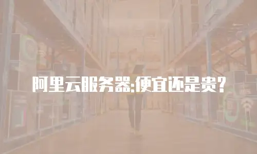 阿里云服务器:便宜还是贵?