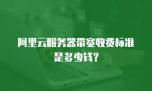 阿里云服务器带宽收费标准是多少钱？