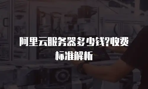 阿里云服务器多少钱?收费标准解析