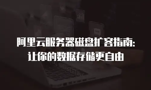 阿里云服务器磁盘扩容指南：让你的数据存储更自由