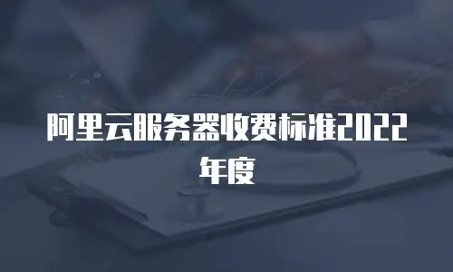 阿里云服务器收费标准2022年度