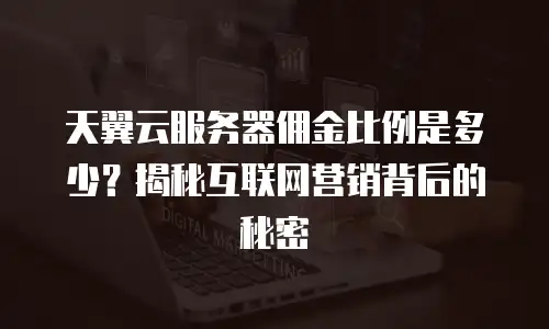 天翼云服务器佣金比例是多少？揭秘互联网营销背后的秘密