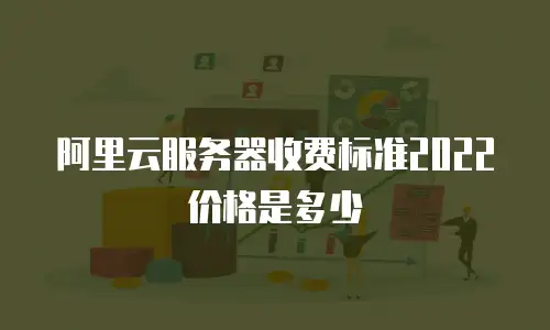 阿里云服务器收费标准2022价格是多少