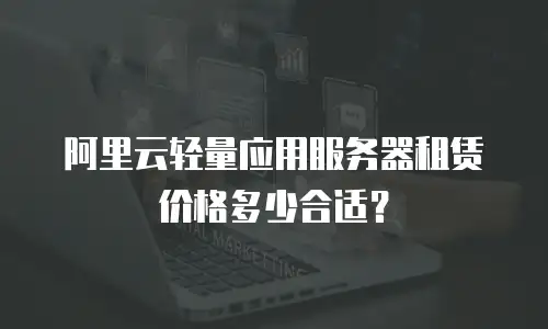 阿里云轻量应用服务器租赁价格多少合适？