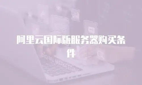 阿里云国际版服务器购买条件