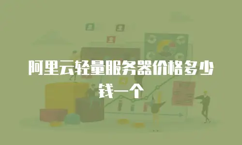 阿里云轻量服务器价格多少钱一个
