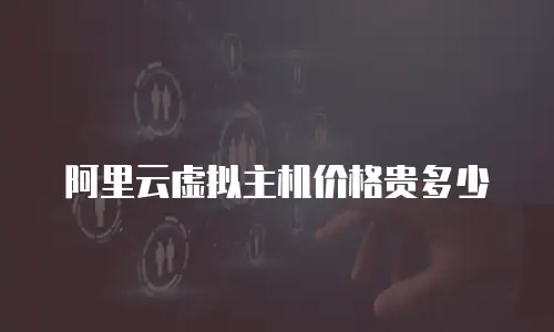 阿里云虚拟主机价格贵多少