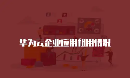 华为云企业应用租用情况