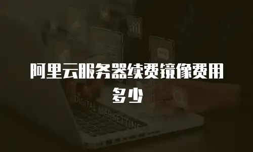 阿里云服务器续费镜像费用多少