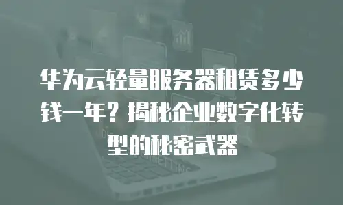 华为云轻量服务器租赁多少钱一年？揭秘企业数字化转型的秘密武器
