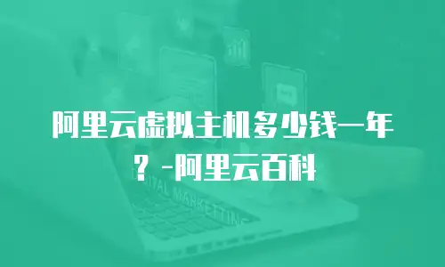 阿里云虚拟主机多少钱一年？-阿里云百科