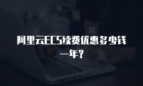 阿里云ECS续费优惠多少钱一年？