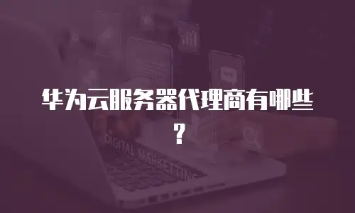 华为云服务器代理商有哪些？