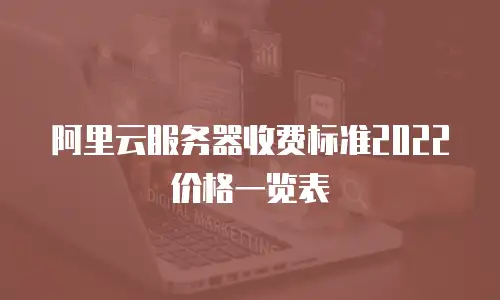 阿里云服务器收费标准2022价格一览表