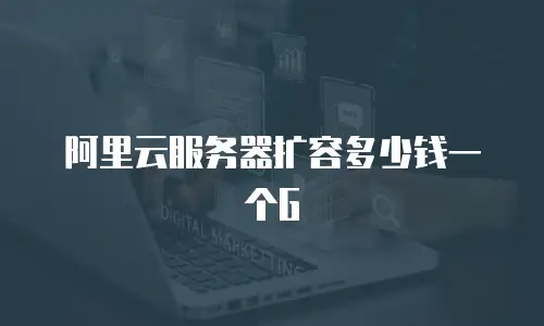 阿里云服务器扩容多少钱一个G