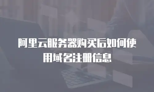 阿里云服务器购买后如何使用域名注册信息