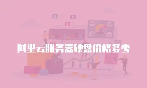 阿里云服务器硬盘价格多少