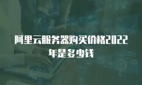 阿里云服务器购买价格2022年是多少钱