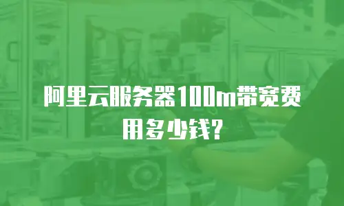 阿里云服务器100m带宽费用多少钱？