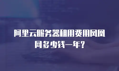 阿里云服务器租用费用凤凰网多少钱一年？