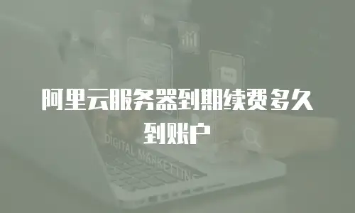 阿里云服务器到期续费多久到账户